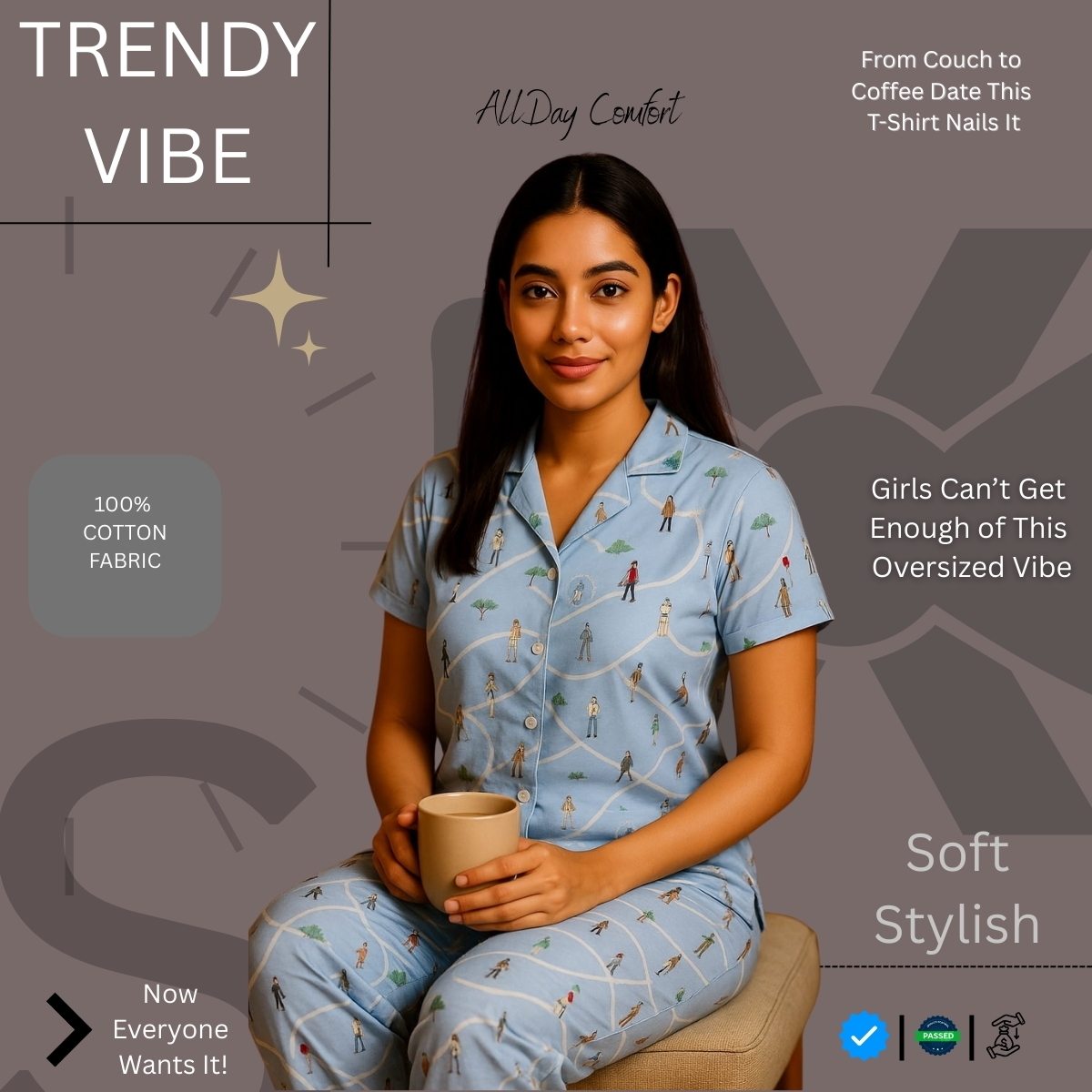 Combo Deal: 4 Shirt Set + 1 Free Gift – Total Comfort in Every Cotton Shirt Set