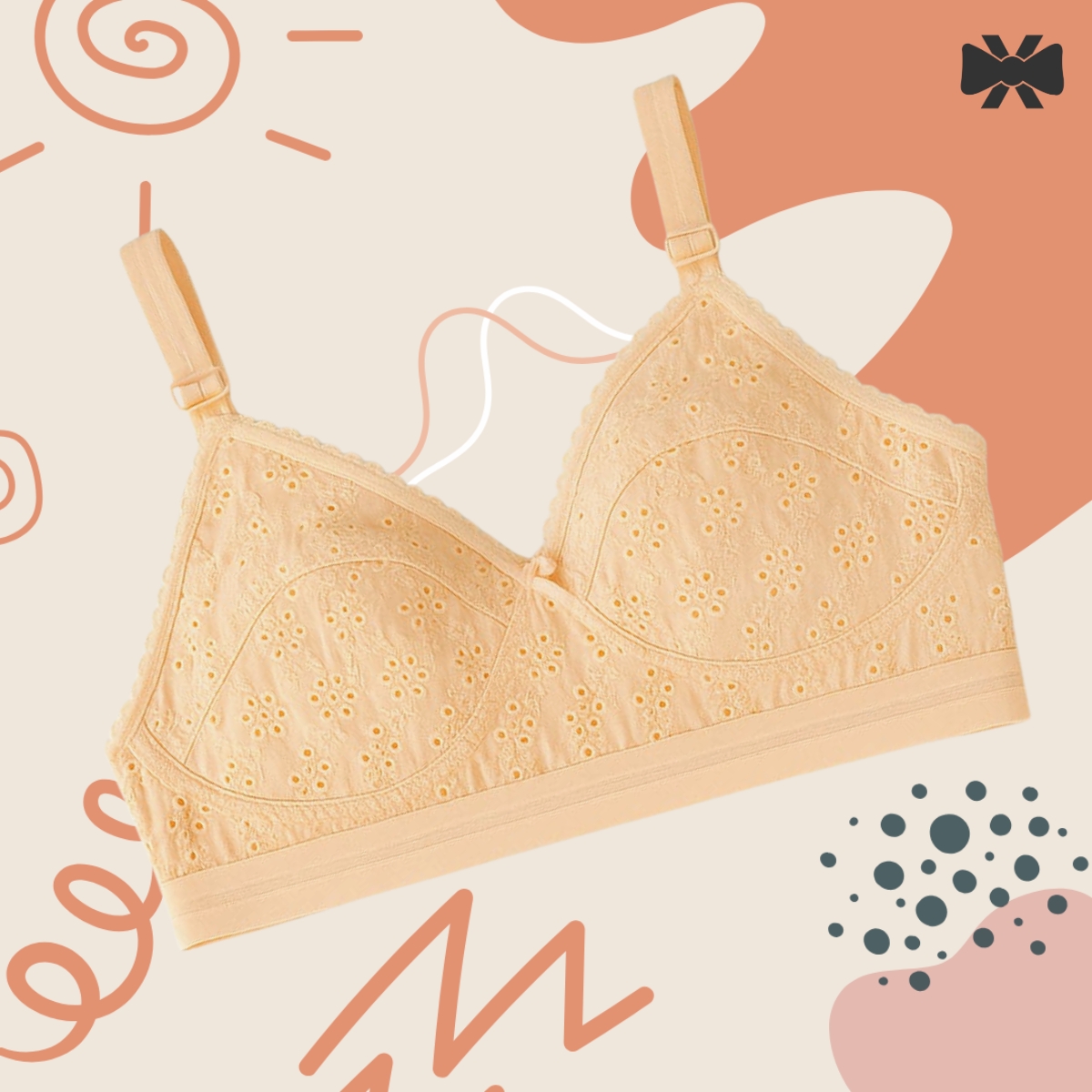 Premium  Adjustable Strap Cotton Bra – Everyday Use